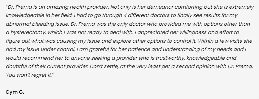 Testimonials of The OB-Gyn & Incontinence Center in Arcadia, CA Testimonials of The OB-Gyn & Incontinence Center in Arcadia, CA