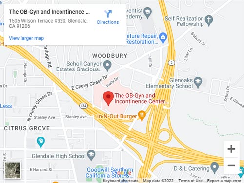 Get Directions to The OB-Gyn & Incontinence Center in Glendale, CA